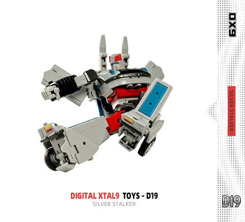【Pre-Order】DX9 Toys D19 D-19 Silver Stalker (Bluestreak G1 MP 2.0) 18cm / 7"