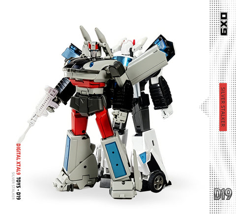 【Pre-Order】DX9 Toys D19 D-19 Silver Stalker (Bluestreak G1 MP 2.0) 18cm / 7"