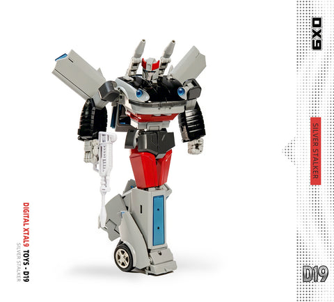【Pre-Order】DX9 Toys D19 D-19 Silver Stalker (Bluestreak G1 MP 2.0) 18cm / 7"