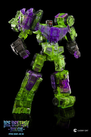 【Pre-Order】Lucky Cat MC02-ICE Ice Destroy Riki-Oh Devastator Set of 6 Transparent Version