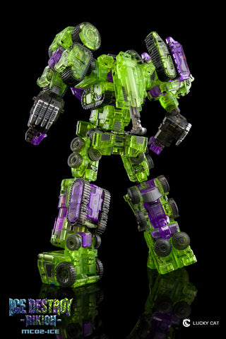 【Pre-Order】Lucky Cat MC02-ICE Ice Destroy Riki-Oh Devastator Set of 6 Transparent Version