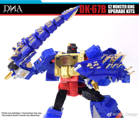 DNA Design DK67B DK-67B G2 Monster King Upgrade Kits for Age of the Primes G2 Grimlock