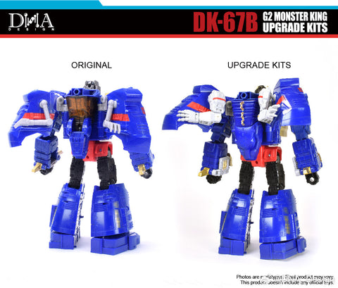 DNA Design DK67B DK-67B G2 Monster King Upgrade Kits for Age of the Primes G2 Grimlock