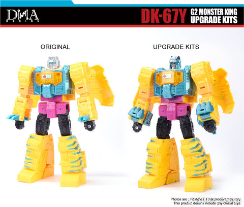 【Pre-Order】DNA Design DK-67Y DK67Y G2 Monster King for Legacy Evolution G2 Grimlock Upgrade Kits