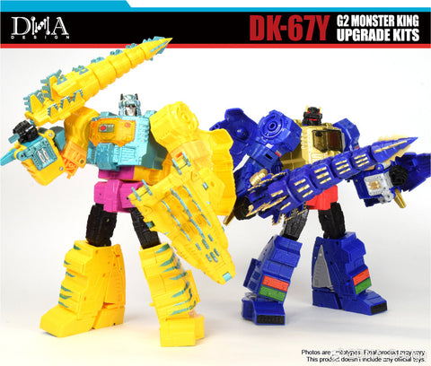 【Pre-Order】DNA Design DK-67Y DK67Y G2 Monster King for Legacy Evolution G2 Grimlock Upgrade Kits