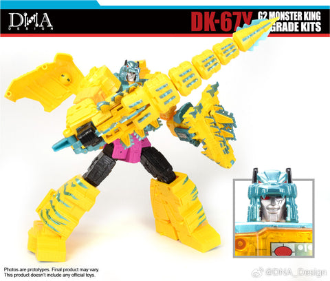 【Pre-Order】DNA Design DK67Y DK-67Y G2 Monster King for Legacy Evolution G2 Grimlock.
