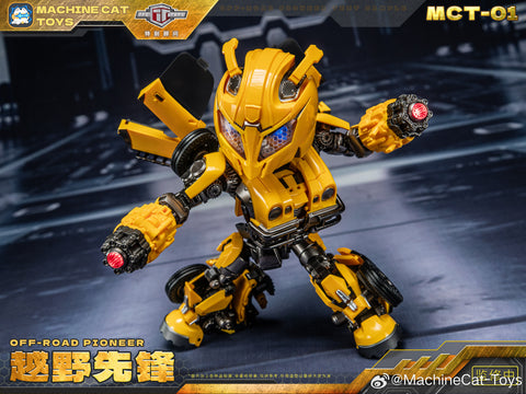 【Pre-Order】Machinecat-Toys Machine Cat Toys (JiGuangMao Toy JGM) MCT-01 MC01 Off-Road Pioneer (RotB Bumblebee)