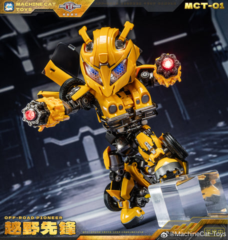 【Pre-Order】Machinecat-Toys Machine Cat Toys (JiGuangMao Toy JGM) MCT-01 MC01 Off-Road Pioneer (RotB Bumblebee)