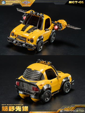 【Pre-Order】Machinecat-Toys Machine Cat Toys (JiGuangMao Toy JGM) MCT-01 MC01 Off-Road Pioneer (RotB Bumblebee)