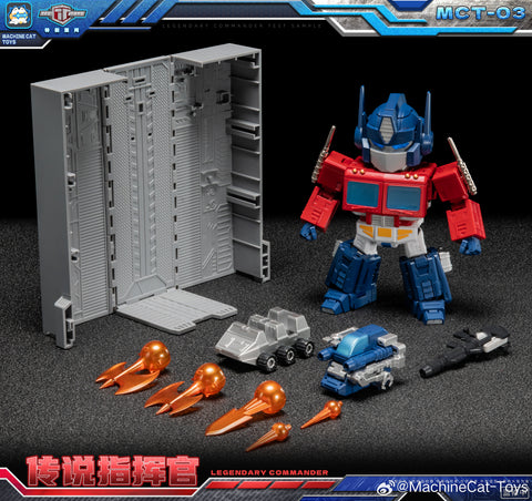 【Pre-Order】Machinecat-Toys Machine Cat Toys (JiGuangMao Toy JGM) MCT-03 MCT03 Legendary Commander (G1 Optimus Prime)