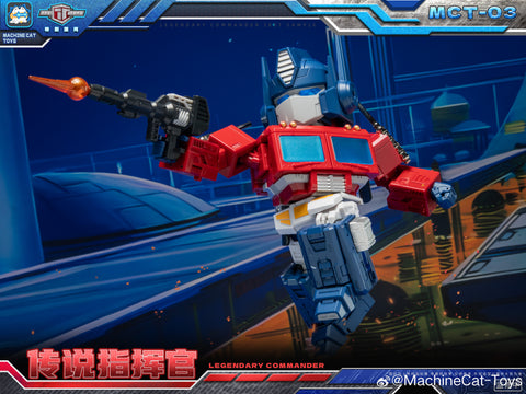 【Pre-Order】Machinecat-Toys Machine Cat Toys (JiGuangMao Toy JGM) MCT-03 MCT03 Legendary Commander (G1 Optimus Prime)
