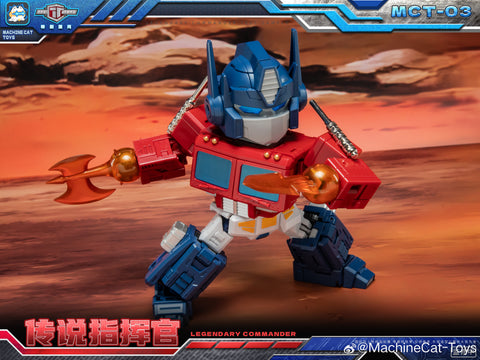 【Pre-Order】Machinecat-Toys Machine Cat Toys (JiGuangMao Toy JGM) MCT-03 MCT03 Legendary Commander (G1 Optimus Prime)