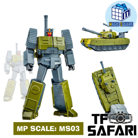 Magic Square MS-Toys MS-03 MS03 Heavy Gunner, Lord of War Combiner ( Brawl, Bruticus Combiner ) MP Size