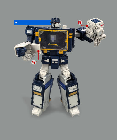 Go Better Studio GX-19U GX19U Upgrade Kit for Legacy United G1 Universe Soundwave Upgrade Kit