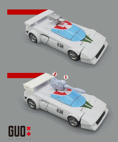 Go Better Studio GX-61 / GX-18U / GX-08U GX61 / GX18U / GX08U Upgrade Kit / Gap fillers for Generations Selects Legacy United Autobots Hound / Sunstreak / Wheeljack Upgrade Kit
