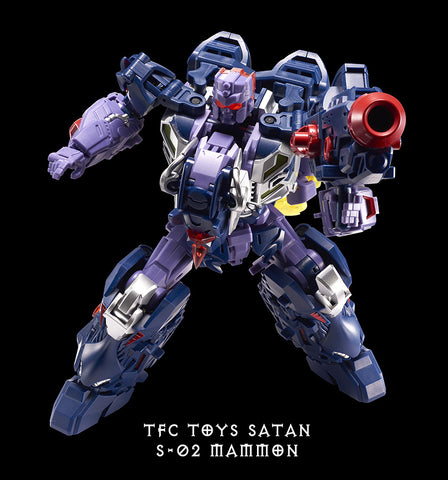 【Pre-Order】TFC Toys S02 S-02 Mammon of Satan Combiner（Blot of Abominus)  16cm / 6.3"