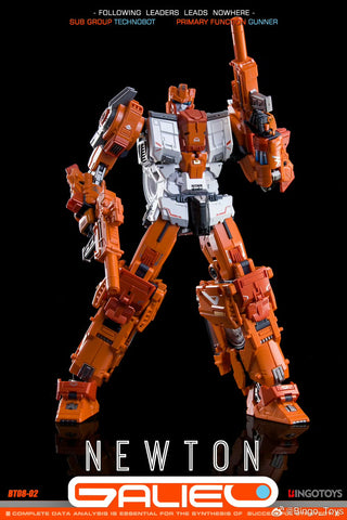 【Pre-Order】Bingo Toys BingoToys BT08-02 BT-0802 BT0802 BT08-02 Newton Galileo Combiner (IDW Afterburner Technobots Computron) 25cm / 9.8"