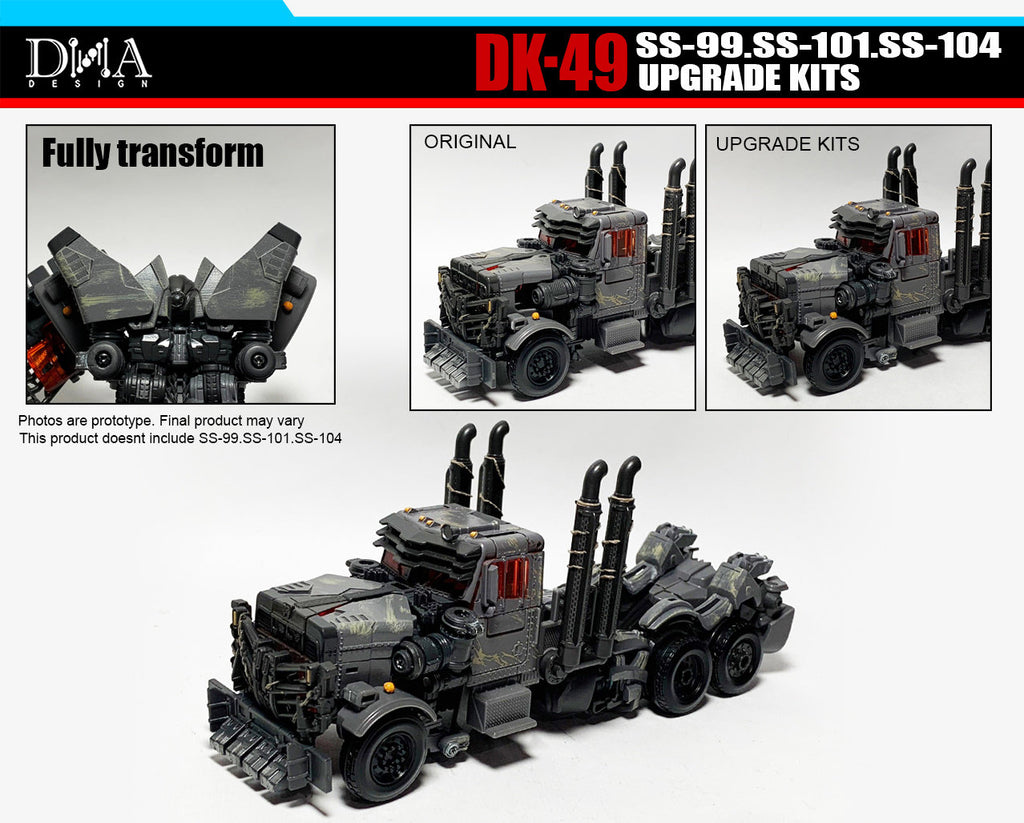 DNA Design DK-49 DK49 Upgrade Kits for Studio Series SS-99 Battletrap ...