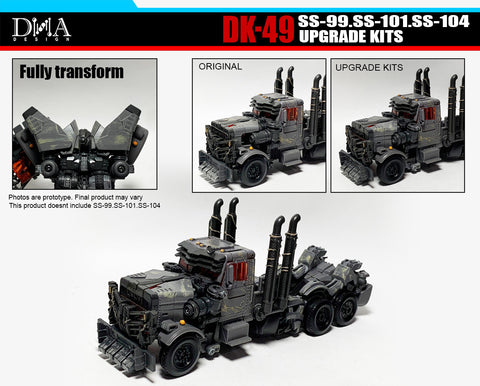 DNA Design DK-49 DK49 Upgrade Kits for Studio Series SS-99 Battletrap, SS-101 Scourge & SS-104 Nightbird