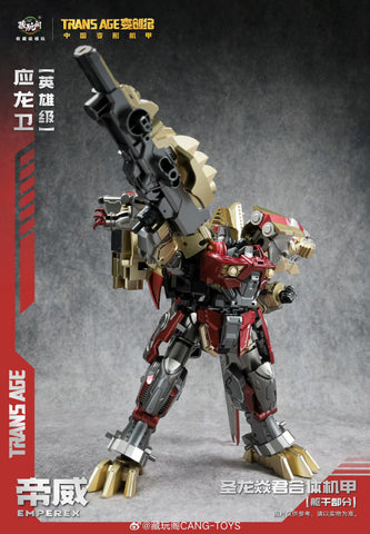 【Pre-Order】Cang Toys Cang-Toys TA-HYL006 TAHYL006 Emperex (Grimlock, Volcanicus) Dinobot Combiner Hero Class 20cm / 7.8"