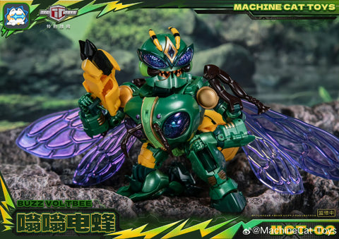 【Pre-Order】Machinecat-Toys Machine Cat Toys (JiGuangMao Toy JGM) MCT-02 MCT02 Buzz Voltbee (BW Waspinator)