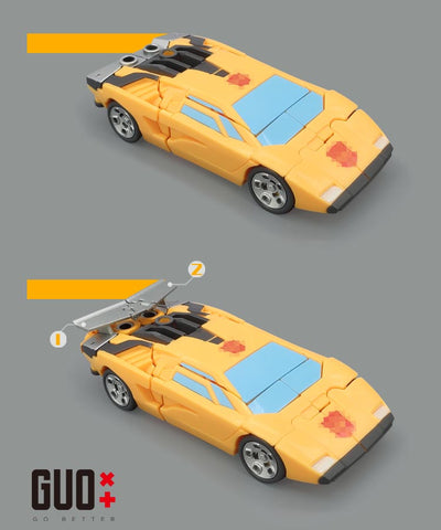 Go Better Studio GX-61 / GX-18U / GX-08U GX61 / GX18U / GX08U Upgrade Kit / Gap fillers for Generations Selects Legacy United Autobots Hound / Sunstreak / Wheeljack Upgrade Kit