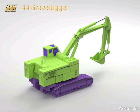 XTransbots MX-44 Gravedigger (Scavenger, Devastator Combiner)  X-transbots 22cm / 8.7"