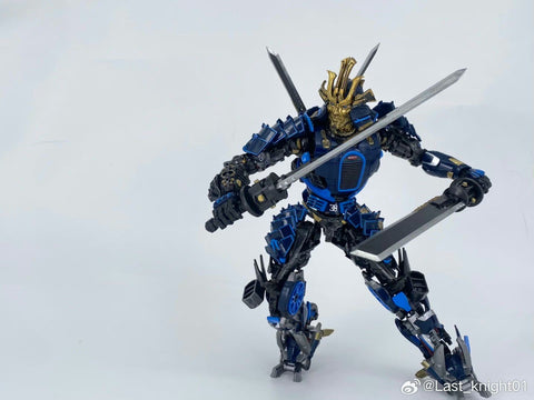 Last Knight LK-01  LK01 Elegant (Bayverse Drift）Non-Transformable Blue Version 22cm / 8.7"