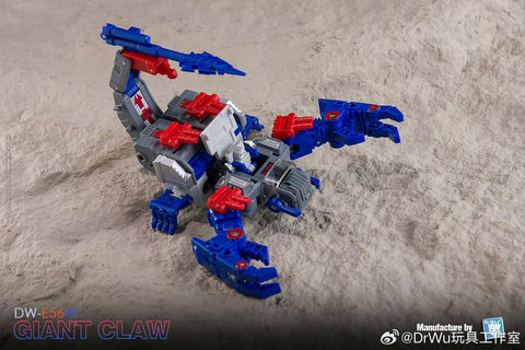 【Pre-Order】Dr.Wu & Mechanic Studio Extreme Warfare DWE56M DW-E56M Giant Claw ( Scorponok / Black Zarak ) Blue / Shattered Glass Version Dr Wu 10cm / 4"