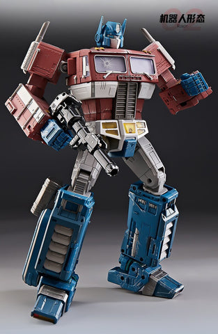 4th Party WJ WEISHUANG MPP10 MPP-10 Commander ( W8019E Oversized MP10 Optimus Prime) Battle Damaged Version 32cm / 12.6"
