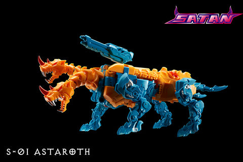 【Pre-Order】TFC Toys S01 S-01 Astaroth of Satan Combiner（Twinstrike of Abominus)  16cm / 6.3"