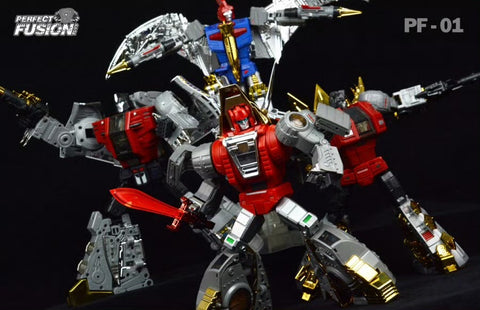 Perfect Fusion (FansToys) PF-01 PF01 Cesium (Slag, Dinobot) Reissue Version 27cm / 10.7"