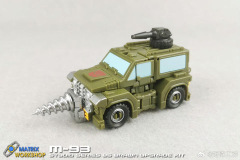 Matrix Workshop M93 M-93 Weapon set (Guns / Sword) for Studio Series 86 SS86 Brawn Upgrade Kit