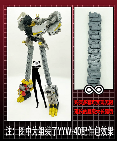 115 Workshop YYW-40 YYW40 YYW-42 YYW42 Upgrade Kit for Legacy Evolution Dinobots Sludge & Volcanicus Upgrade Kit