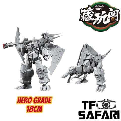 Cang Toys Cang-Toys TA-HYL005 TAHYL005 Grandpino (Scorn, Volcanicus) Dinobot Combiner Hero Class 18cm / 7"