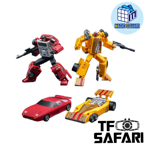 【Incoming】Magic Square MS-Toys MS-B12/ MS-B13 Pillage & Contain ( Dragstrip & Dead End, Menasor ) 2 in 1 set 10cm / 4"