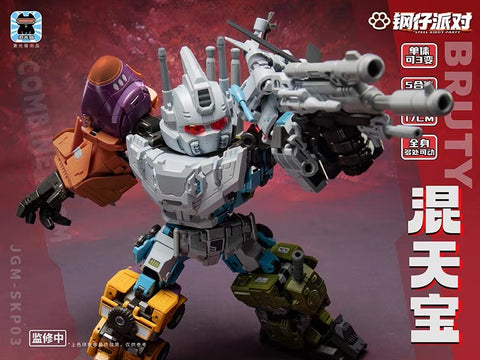 【Pre-Order】Jiguangmao Light Cat JGM-SKP03  Steel Kiddy Party Mini Bruty (G1 Bruticus) 17cm / 6.7"