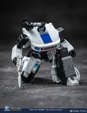 Magic Square MS-Toys MS-B35 MSB35 Blues (Jazz Legends Class) 2025 Version (Transparent Window / Modified Chest) 9cm / 3.5"
