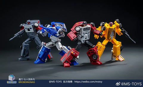 【Incoming】Magic Square MS-Toys MS-B12/ MS-B13 Pillage & Contain ( Dragstrip & Dead End, Menasor ) 2 in 1 set 10cm / 4"