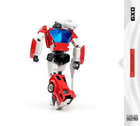 DX9 Toys D21 D-21 D21-03 Red Storm (Sideswipe G1 MP 2.0) 18cm / 7"