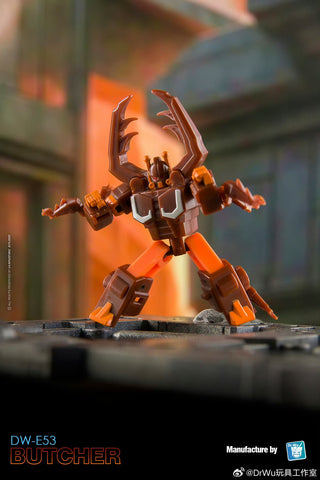 【Pre-Order】Dr.Wu & Mechanic Studio Extreme Warfare DW-E49 / E50 / E51 / E52 / E49Y / E53 (Lamborghini Countach Brothers + Tigertrack + Deluxe Insecticons) Complete Two-Pack Set 4.5cm