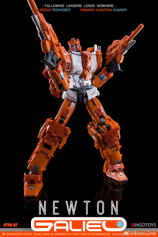 【Pre-Order】Bingo Toys BingoToys BT08-02 BT-0802 BT0802 BT08-02 Newton Galileo Combiner (IDW Afterburner Technobots Computron) 25cm / 9.8"