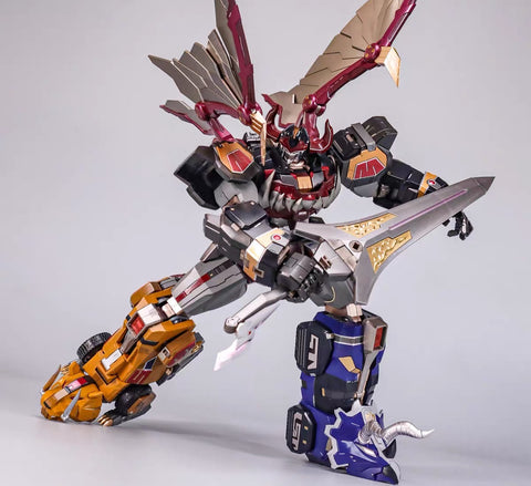 4th Party Explosion Model (Zhalie Model) ZL01 ZL-01 KO Flame Toys Mighty Morphin Power Rangers Dino Megazord 25cm
