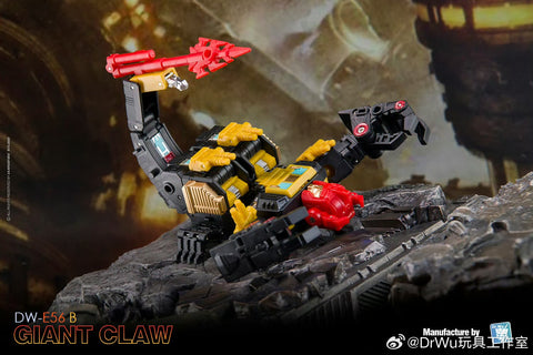 【Pre-Order】Dr.Wu & Mechanic Studio Extreme Warfare DWE56B DW-E56B Giant Claw ( Scorponok / Black Zarak ) Black Version Dr Wu 10cm / 4"
