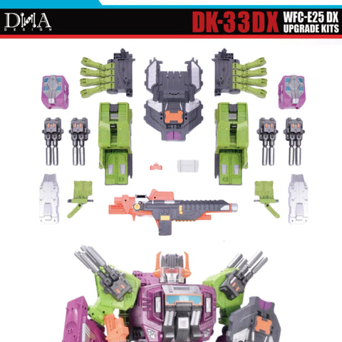 DNA Design DK-33DX DK33DX for WFC-E25 DX (Earthrise Titan Scorponok) Upgrade Kits