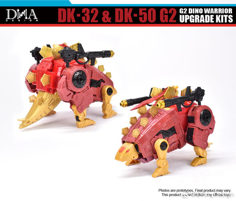 DNA Design DK-32 & DK-50 DK32&DK50 for G2 Dino Warrior (G2 Slag & Snarl) Upgrade Kits