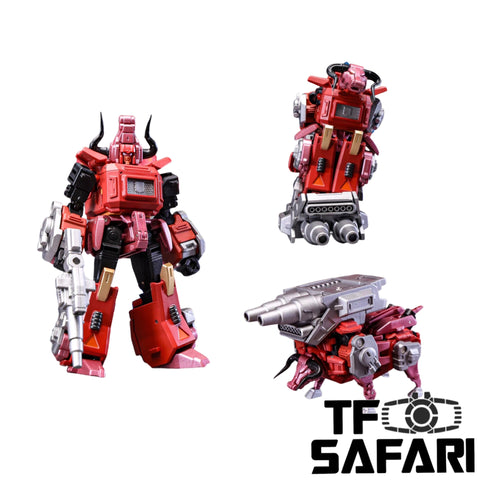 4th Party No Brand NB TV-03 TV03 Deformation Bison (Predaking Combiner, Tantrum) 10cm / 4"