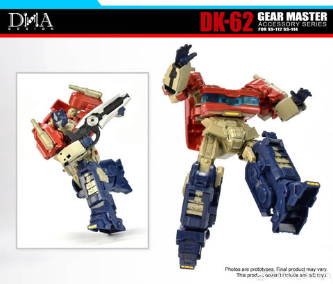 DNA Design DK-62 DK62 Gear Master for Studio Series SS-112 One Optimus Prime / SS-114 One Megatron