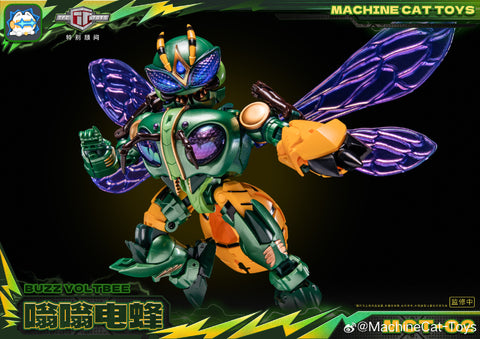 【Pre-Order】Machinecat-Toys Machine Cat Toys (JiGuangMao Toy JGM) MCT-02 MCT02 Buzz Voltbee (BW Waspinator)