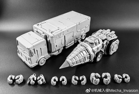 【Pre-Order】Mecha Invasion GLA Giant Legion Heavy Builder Combiner Upgrade Parts (Green)